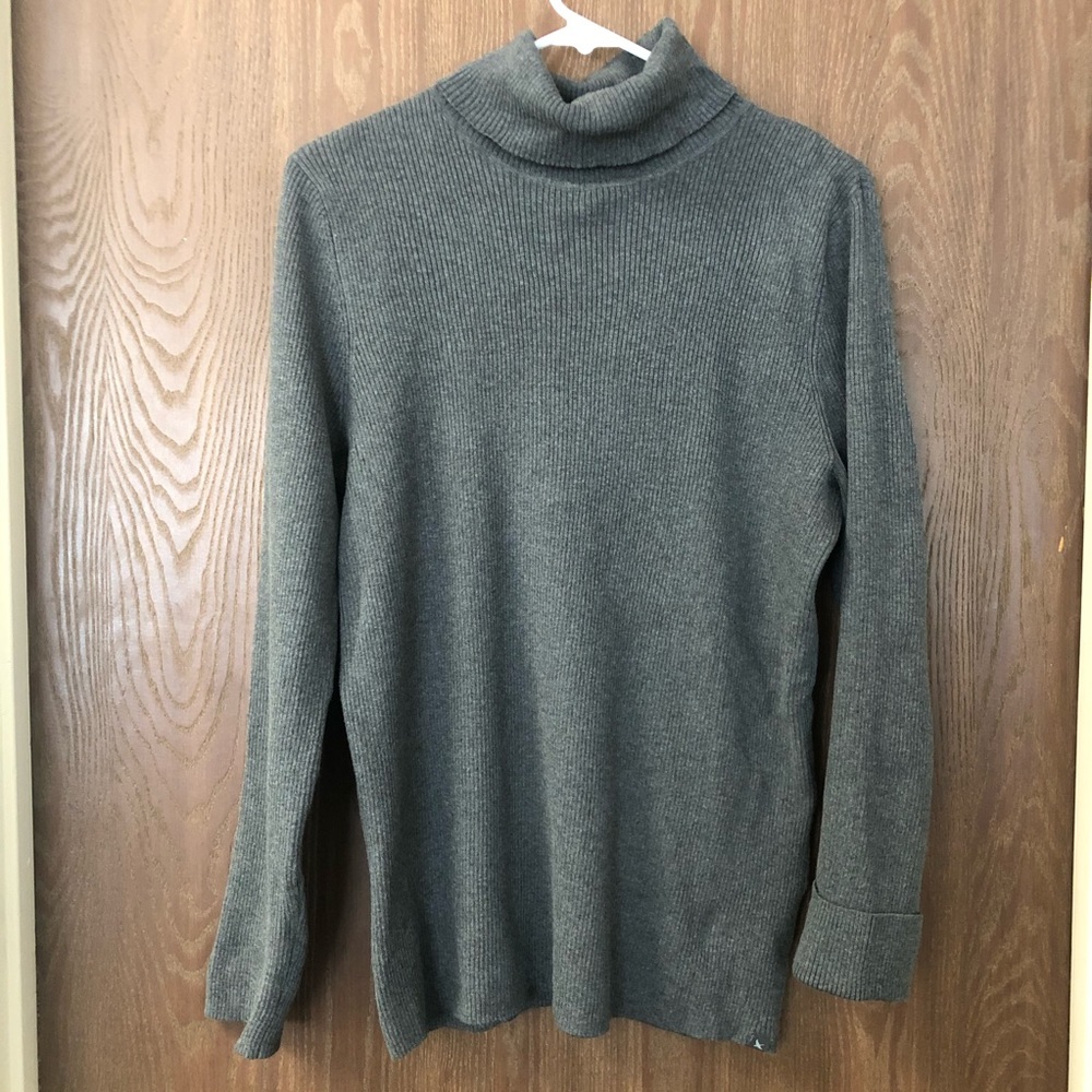 Eddie Bauer Grey Turtleneck Sweater